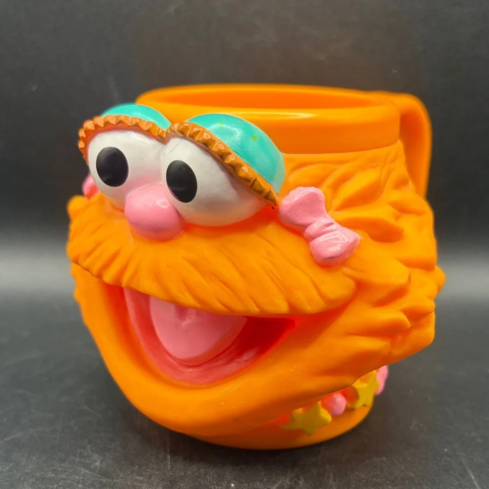 1994 Vintage Applause Zoe 3D Cup Jim Henson The Muppets Collectible Mug